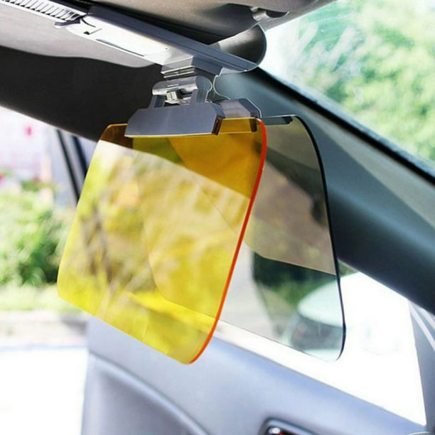Universal Car Sun Visor Extender Car Anti-Glare Tinted Windshield Anti-Dazzle Day Night Visor Sunshade Driving Mirror HD Clear View 